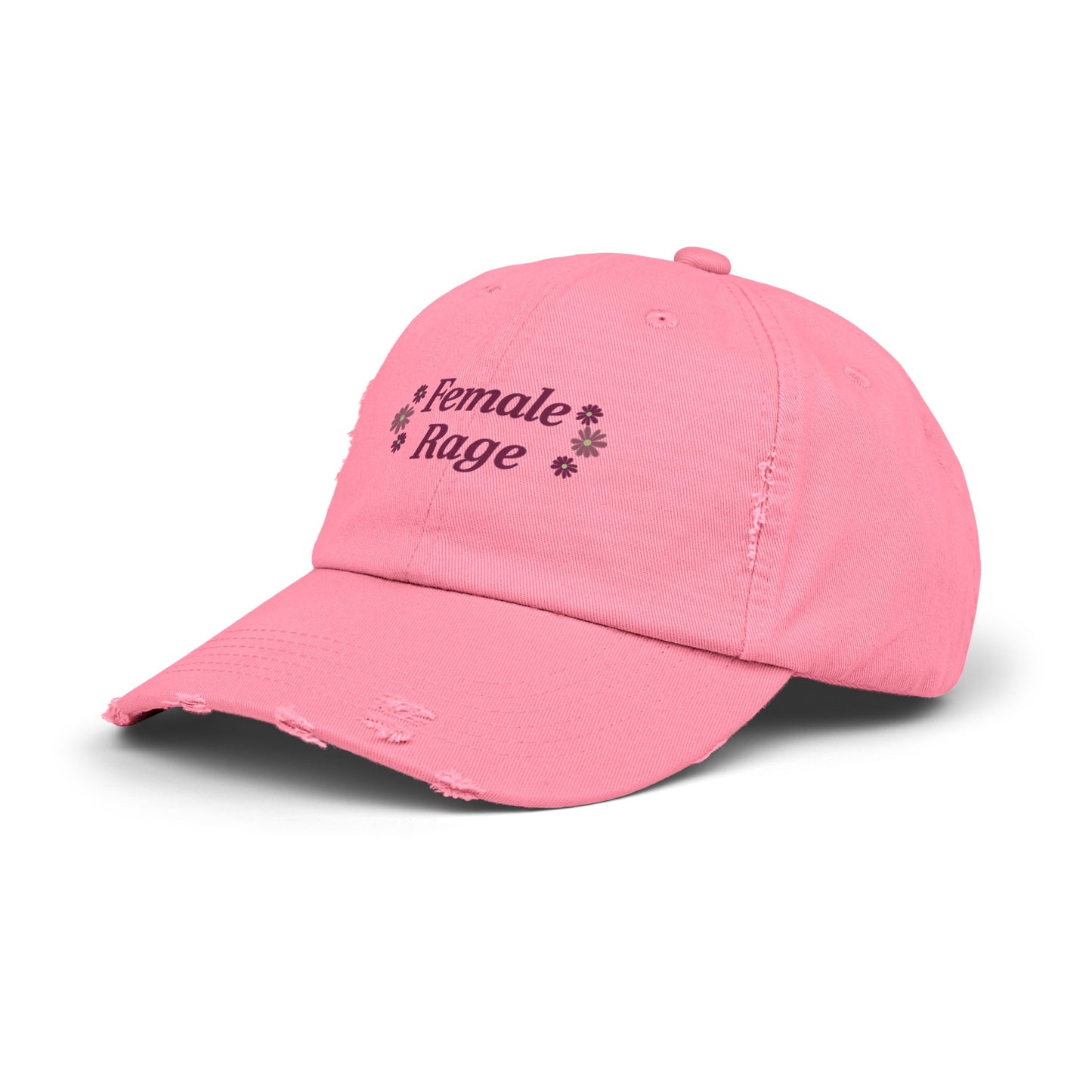 (Female) Rage Distressed Cap
