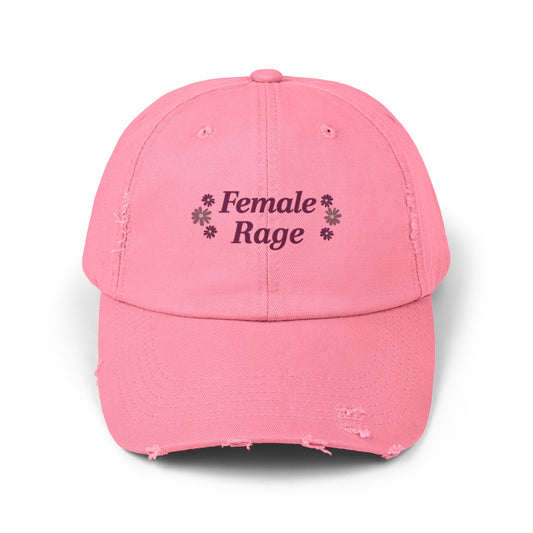 (Female) Rage Distressed Cap