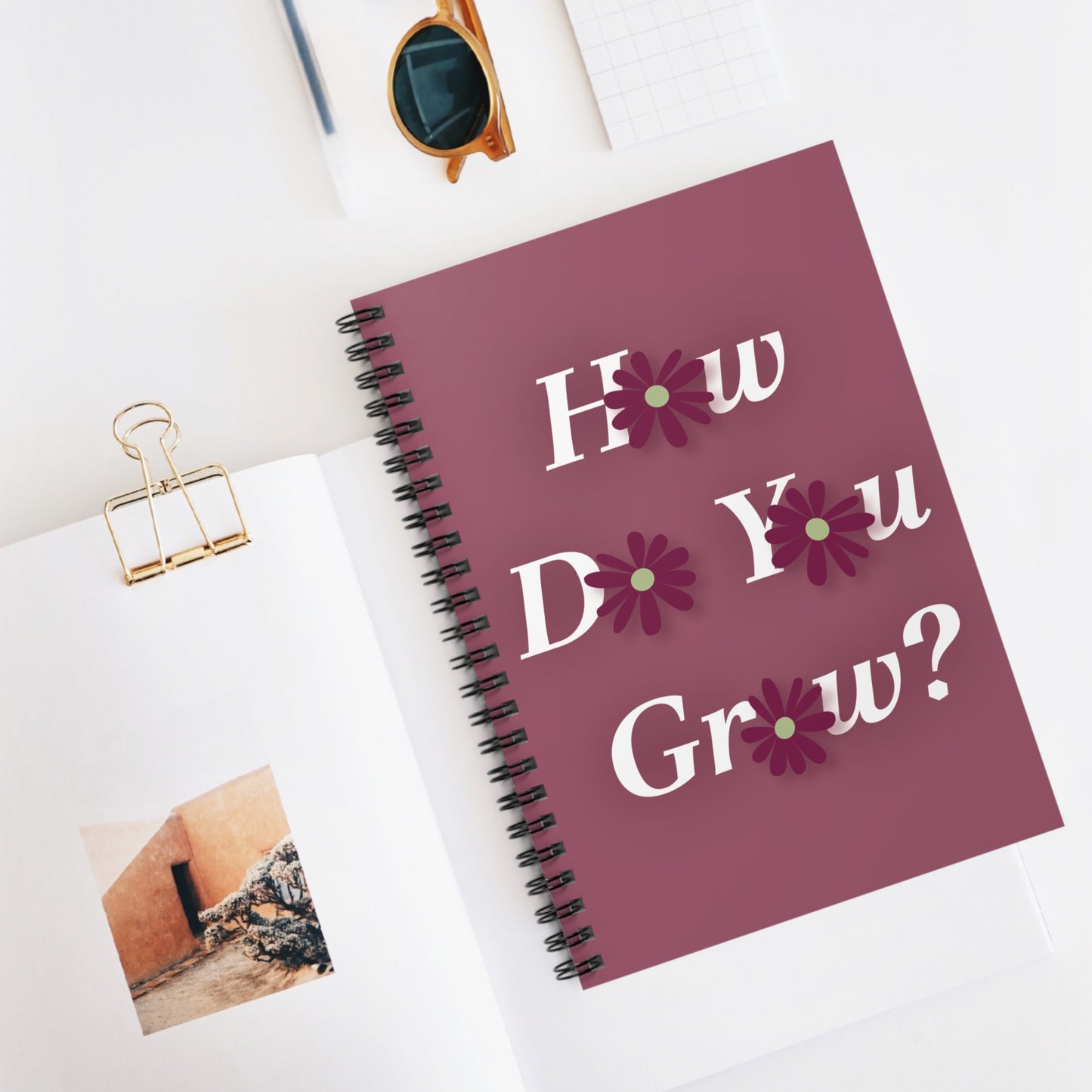 How Do You Grow? Spiral Notebook - Ruled Line